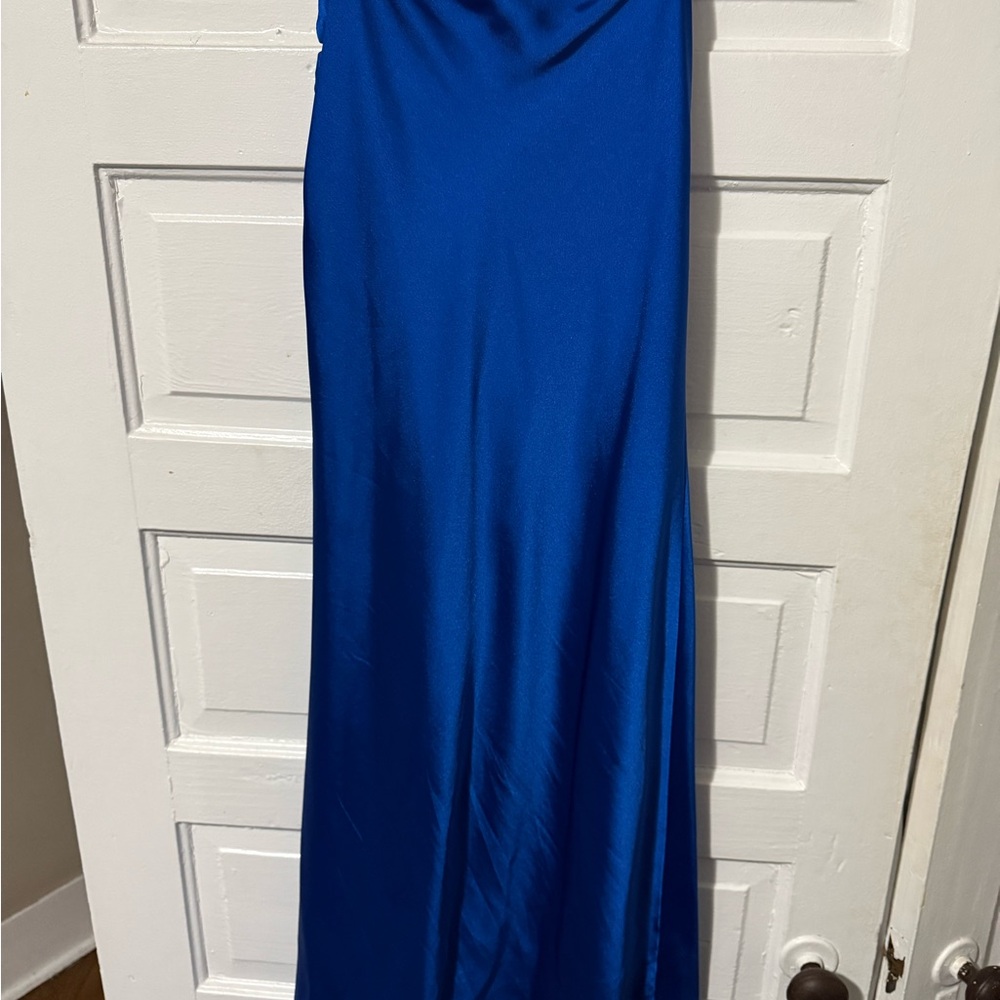 Express Royal Blue Midi Dress